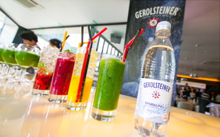 「GEROLSTEINER Bar」にて提供されたオリジナルドリンク